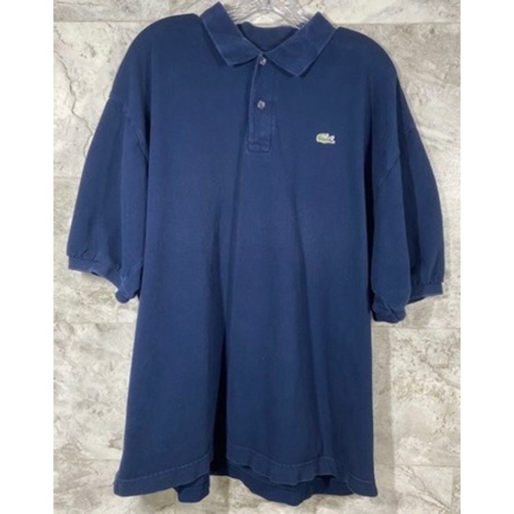 Lacoste Other - Lacoste Men's Navy Blue Sz 4X (9) Short Sleeve Classic Fit Polo Shirt